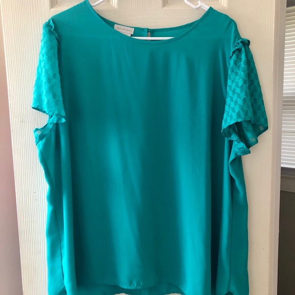 Green XL blouse - Picture 1 of 2